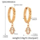 Q081-Golden earrings Picture3