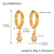 Q115-Gold Earrings Picture2