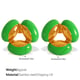 EH462GNG green glue earrings Picture2