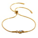 Pull-out Thin Snake Chain Round Zircon Bracelet - Gold - Tanzanite Zirconium Picture3