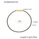 E428-Black zircon bracelet 20cm Picture6