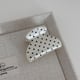 White polka dots-small fan-shaped Picture14