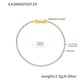 E428-White zircon bracelet 16cm