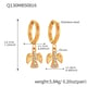 Q130-Gold Earrings Picture6