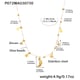P072-Golden Star and Moon Necklace 40+5cm Picture3