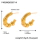 F492-Gold Earrings Picture2