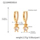 Q116-Gold Earrings Picture3