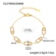 E227-Gold Bracelet 16+5cm Picture2