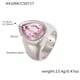 A410-Steel Colored Zircon Teardrop Ring/No. 8 Picture9