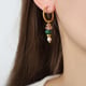 F226-Green Natural Stone Earrings Picture4