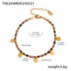 TXE243-Herzförmiges Zirkonperlenarmband 16+5cm Bild2