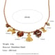 Cotton Rope Skirt Pendant Necklace - Gold Picture2