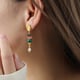 F224-Green Natural Stone Earrings Picture3