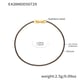 E428-Black Zircon Bracelet 18cm Picture5