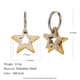 Two Five-Pointed Star Earrings - Two-Color