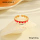NMSR-K524-2 Red Heart Ring/One Size Picture8
