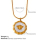 XL174G white shell gold necklace Picture3