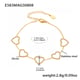 E583-Gold Hollow Love Bracelet 16+5cm Picture3
