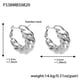 F538-Steel Earrings 
