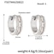 F507-Steel Colored Zircon Earrings-S Picture8