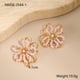 NMSE-J544-1 Pink Beaded Earrings Picture2