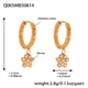 Q005-Golden Batch Bear Claw Earrings Picture5