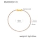 E428-White zircon bracelet 20cm Picture3