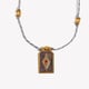 Hand-woven colored rope oil drop sun tarot card - gold and purple Picture4