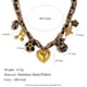 Leopard Print Heart Cherry Pendant Necklace - Gold Picture3