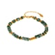 E589-Gold Abacus Bead Bracelet-Size 6 Picture6