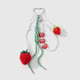 1 red strawberry keychain Picture2