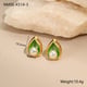 NMSE-K514-3 green earrings Picture3