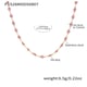 P1528-Purple Oil Gold Necklace-45+5cm Picture15