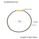 E428-Black zircon bracelet 16cm Picture4
