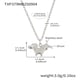 TXP379-Steel Color Puppy Zircon Necklace 40+5cm Picture2