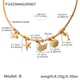P1425-B Gold necklace 40+5cm Picture2