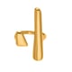 A080-Gold Geometric Ring/No.7