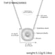 TXP374-Steel Mother-of-Pearl Square Zircon Necklace 42+5cm Picture7