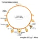 TXP367-Golden Black Zircon DIY Necklace 42+5cm Picture2