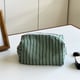 Vertical striped green pillow bag Picture3