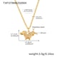 TXP379-Golden Puppy Zircon Necklace 40+5cm