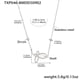 TXP046-B Steel Necklace 38+5cm