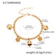 E172-Golden Bell Flower Bracelet 16+5cm