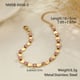 NMSB-K656-2 Heart Pink Diamond Bracelet Picture2