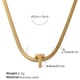 XL459GT gold necklace Picture8