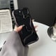 İçi boş yılan elektrokaplama siyah/iphone 16ProMax Resim7