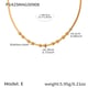 P1425-E Gold Necklace 40+5cm Picture6