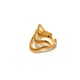 Gold color/One Size/Ring style 1