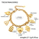 TXE367-Gold DIY Multi-Accessory Bracelet 16+5cm