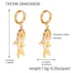 TXF298-2 White Fish Pendant Earrings Picture2